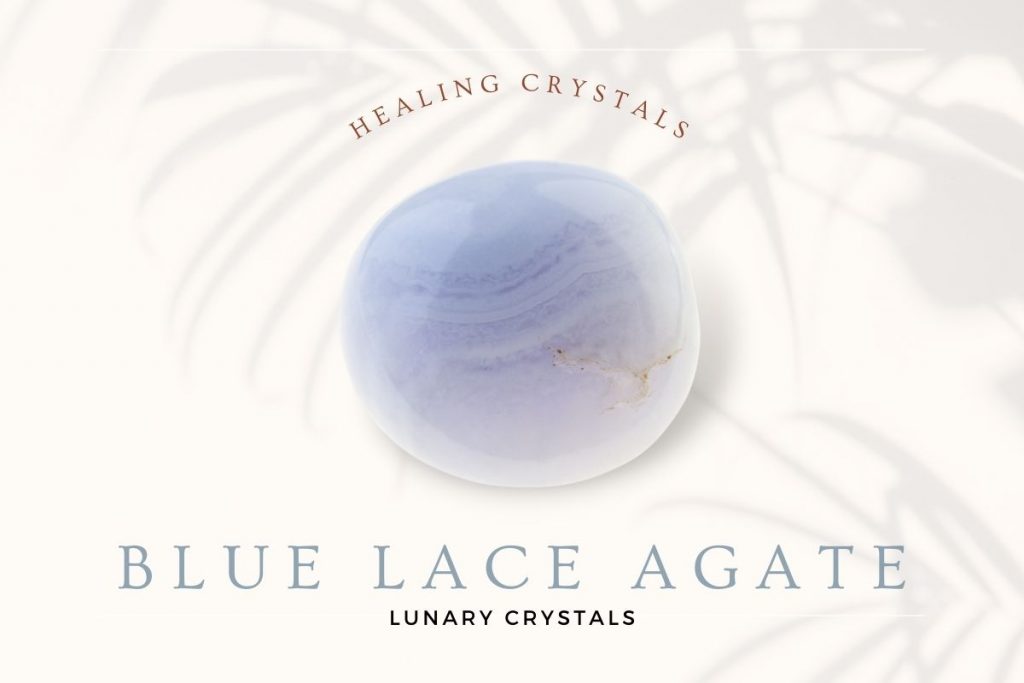 Blue Lace Agate Lunary Crystals