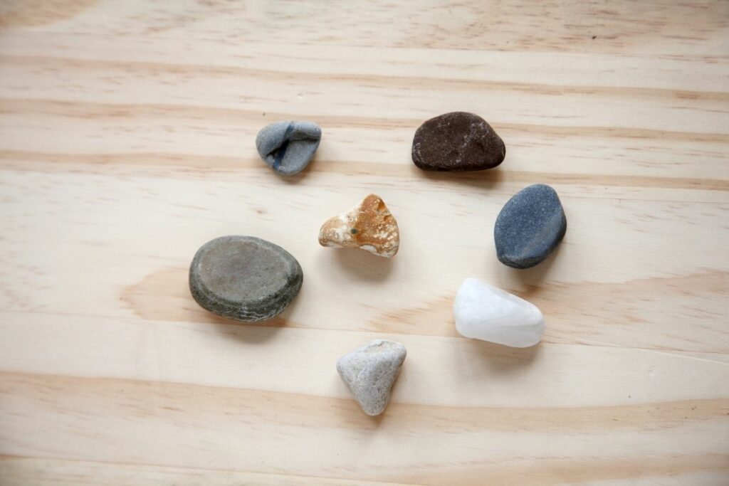 A Variety of Worry Stones