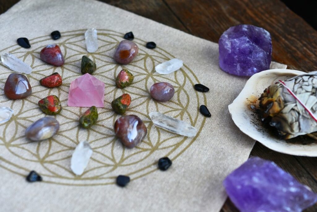 Healing Crystal Grid