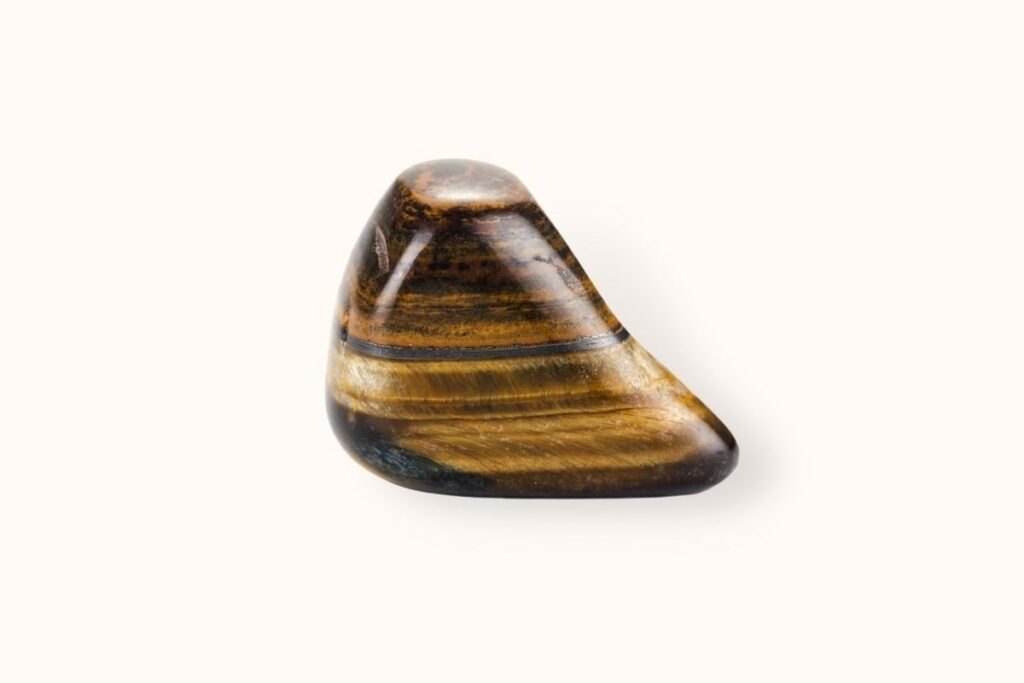 Tigers Eye Tumbled Stone